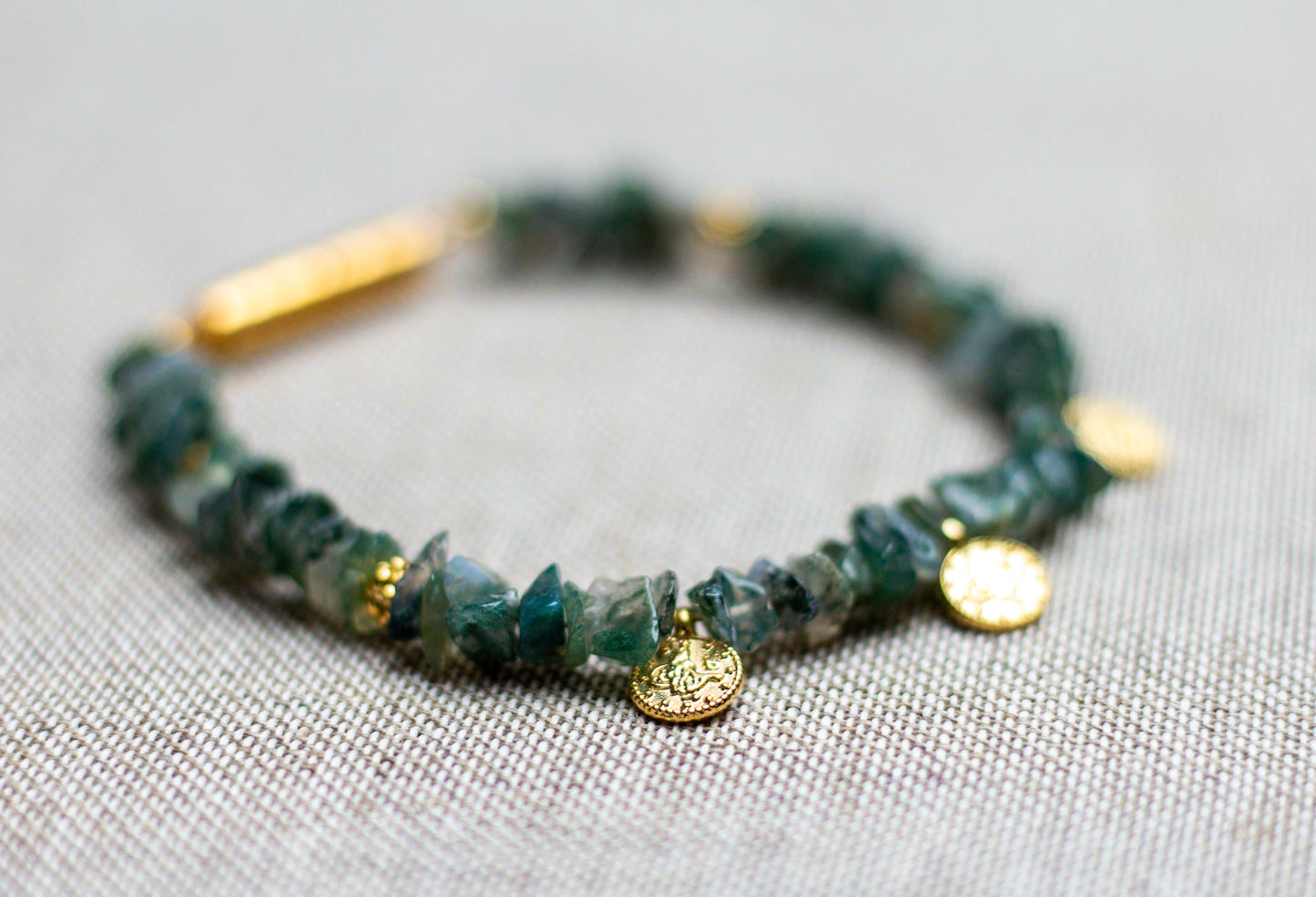 Moss Agate Bracelet