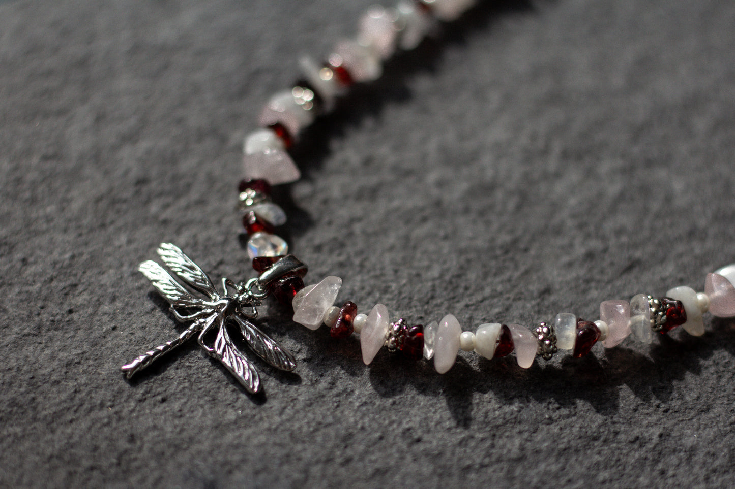Silver Dragonfly Choker