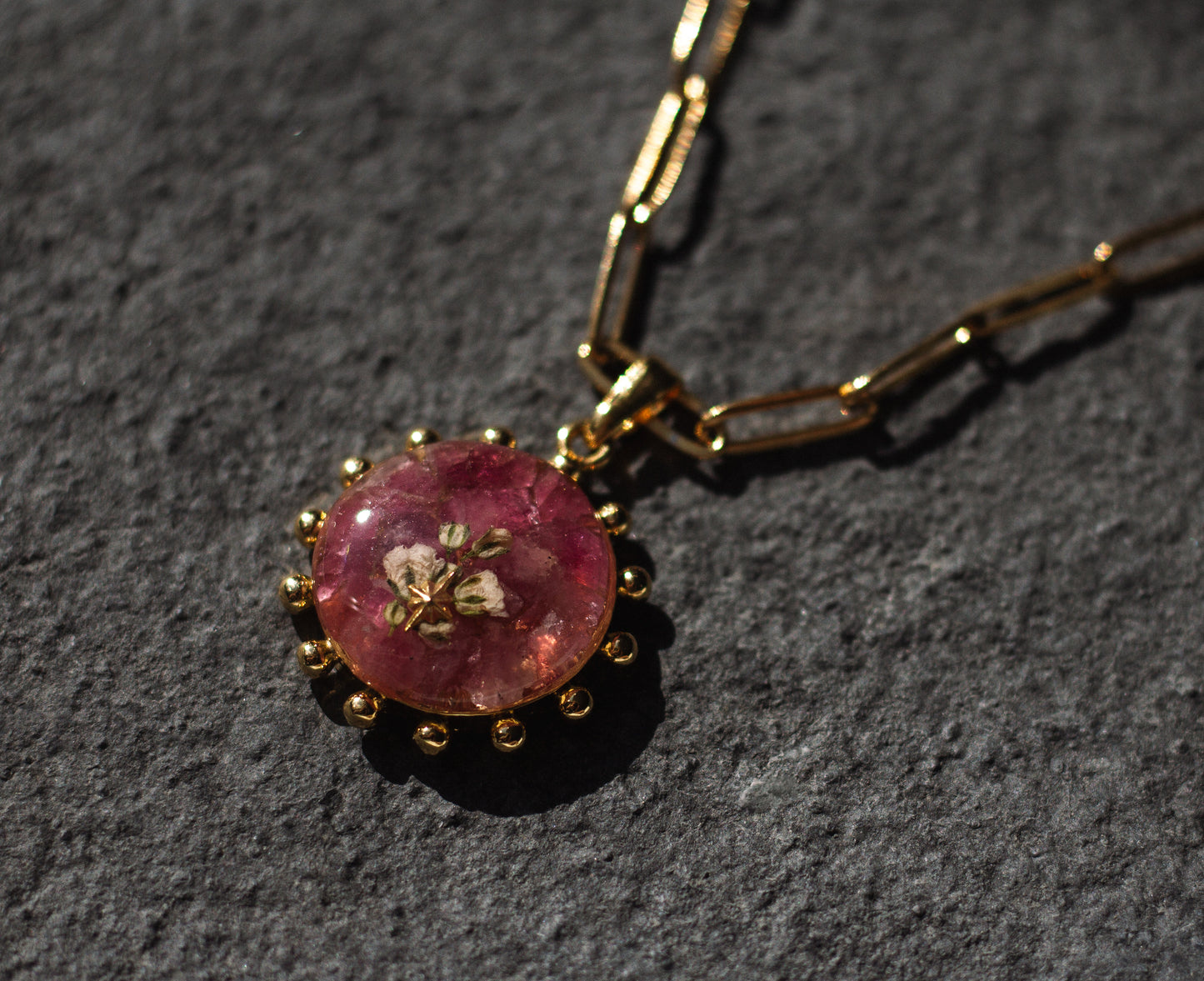 Pink Tourmaline Flowercharm