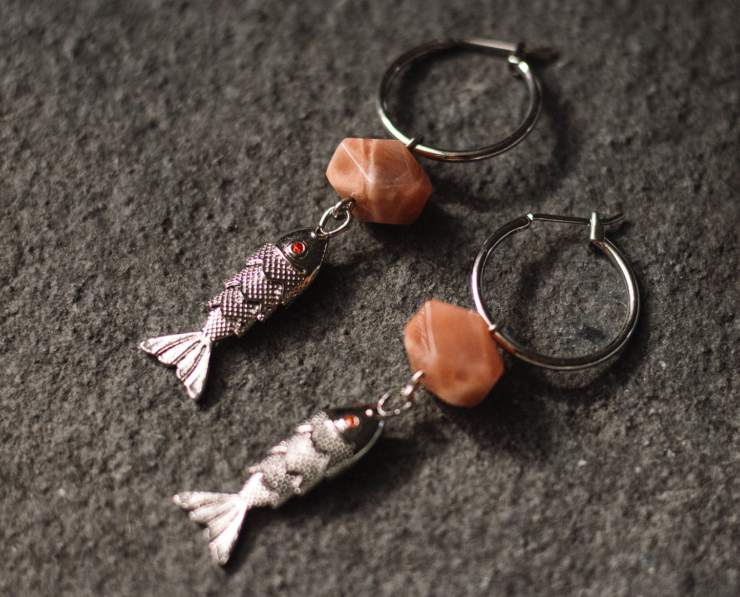 Silver Fish Earrings