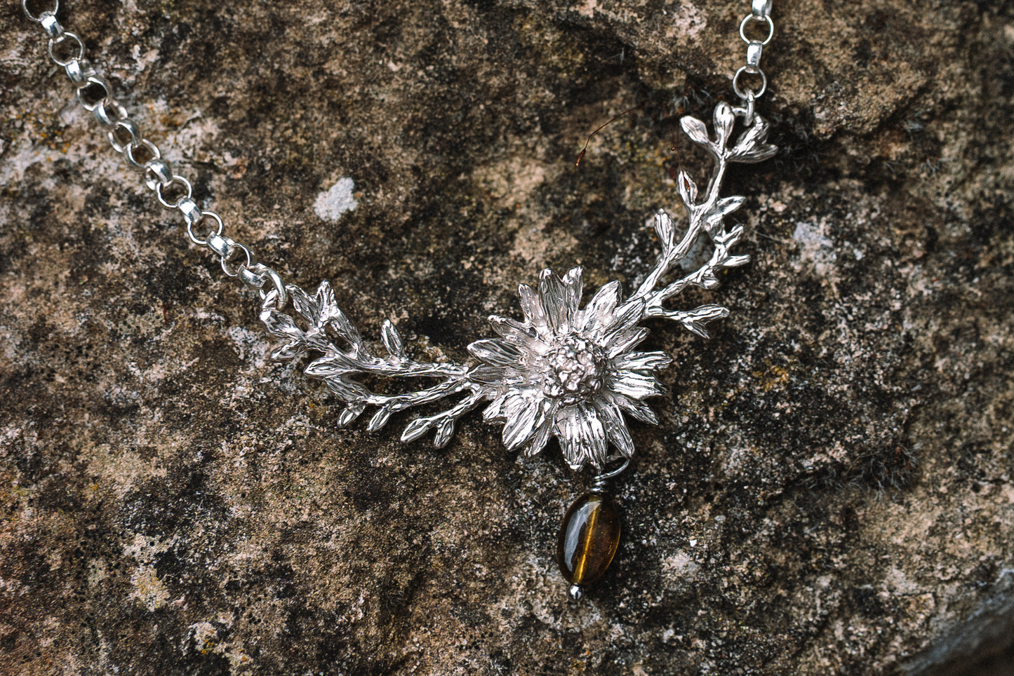Daisy Choker with tourmaline