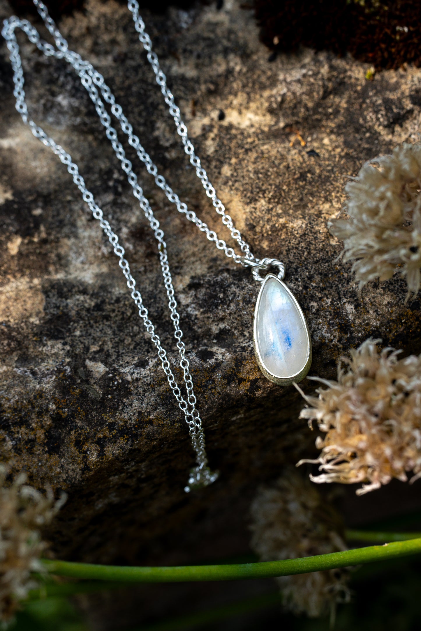 Starfall Moonstone Pendant No2