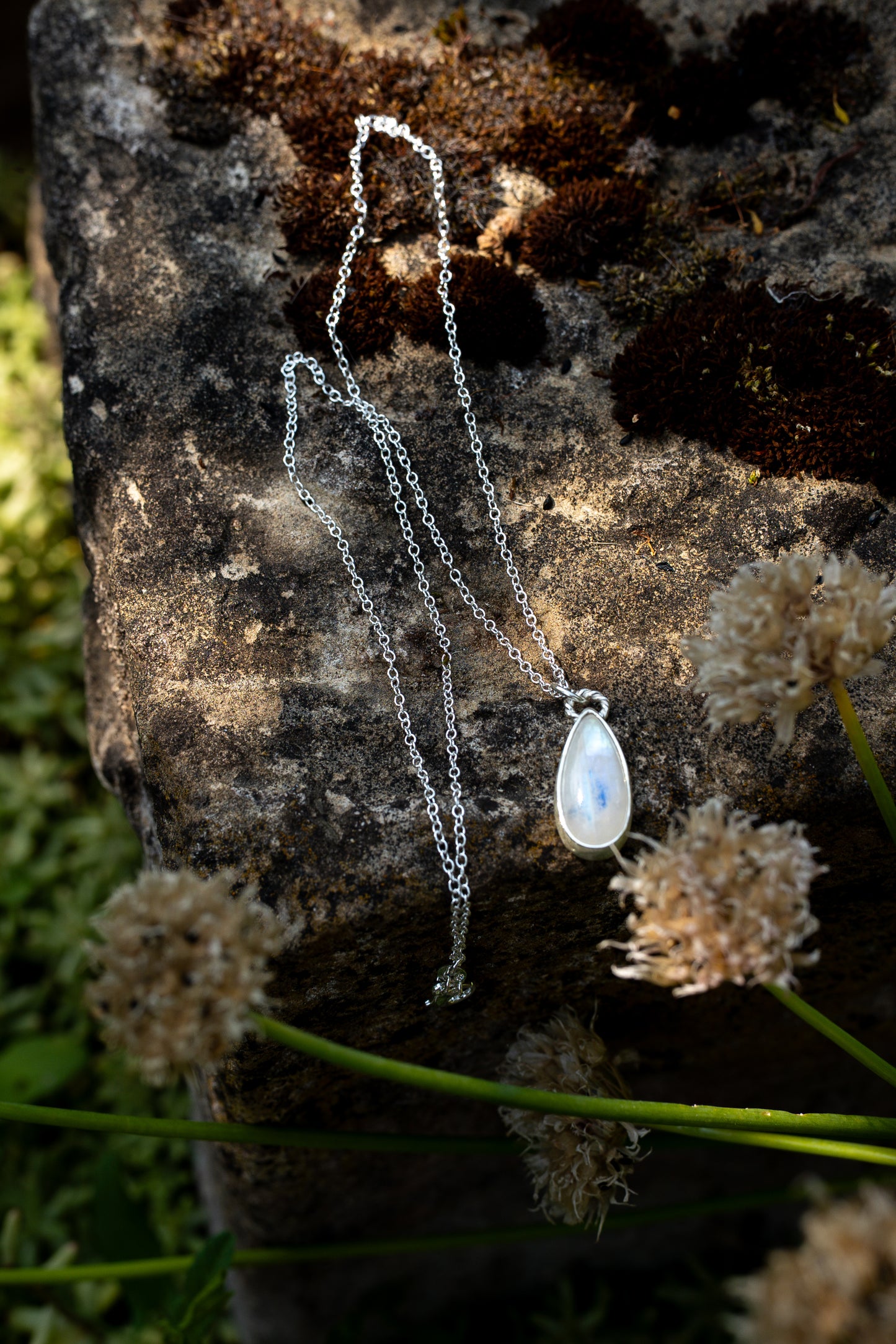 Starfall Moonstone Pendant No2