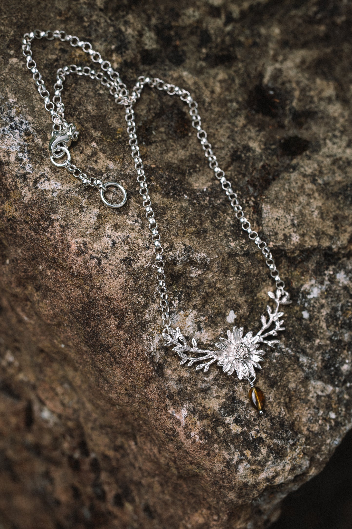 Daisy Choker with tourmaline