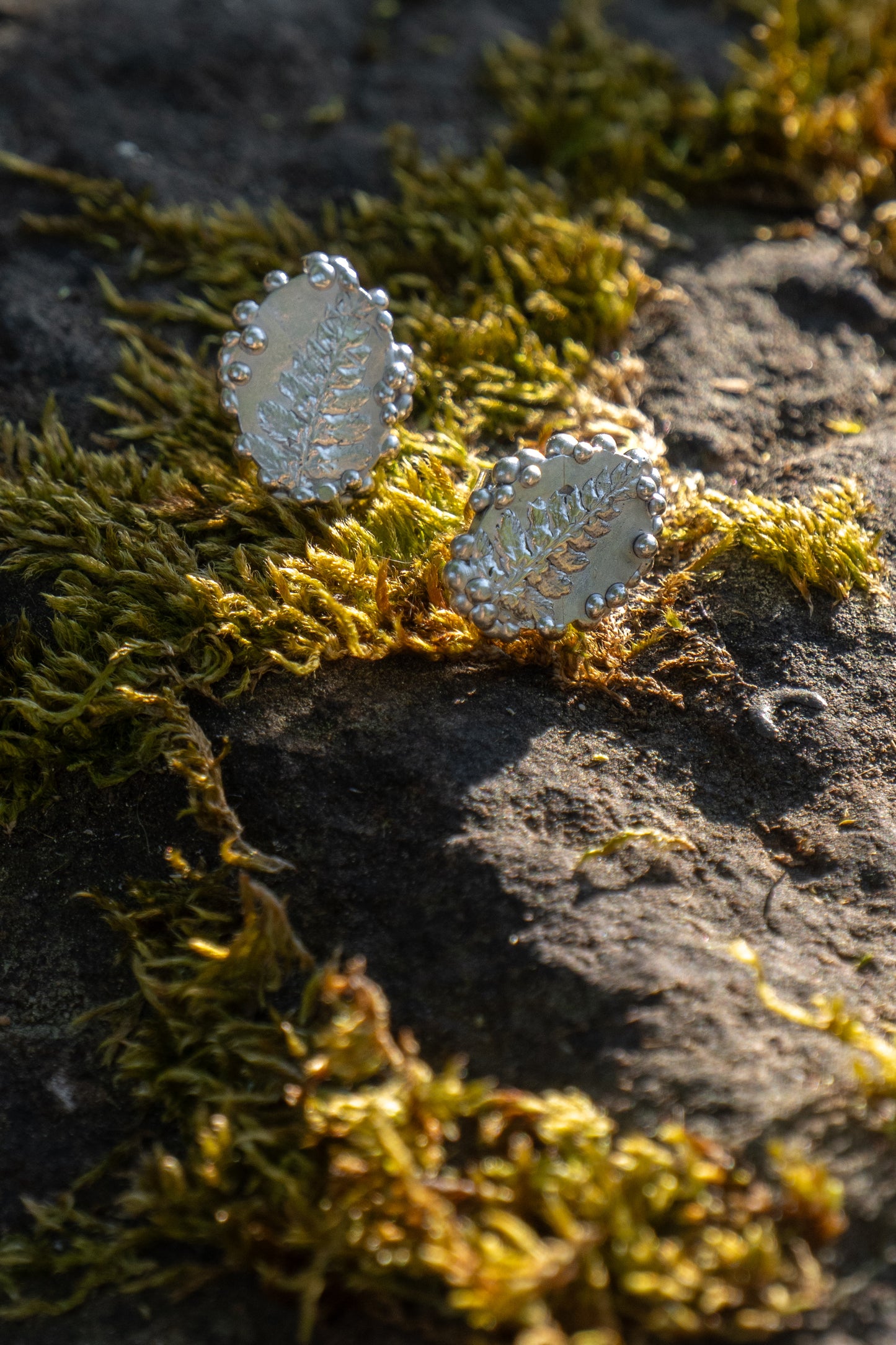 935 Silver Fern Earring studs