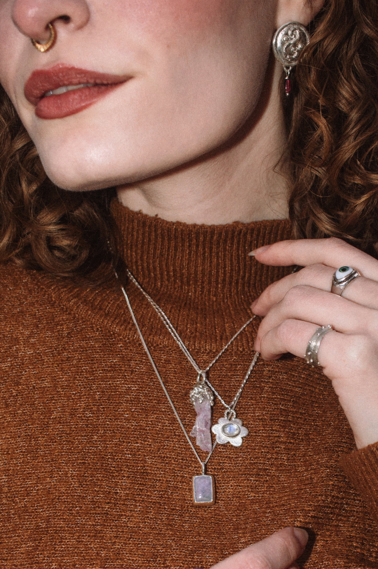 Sterling Silver Moonstone necklace