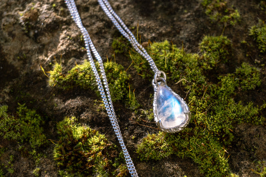 Moonstone Starfall Necklace
