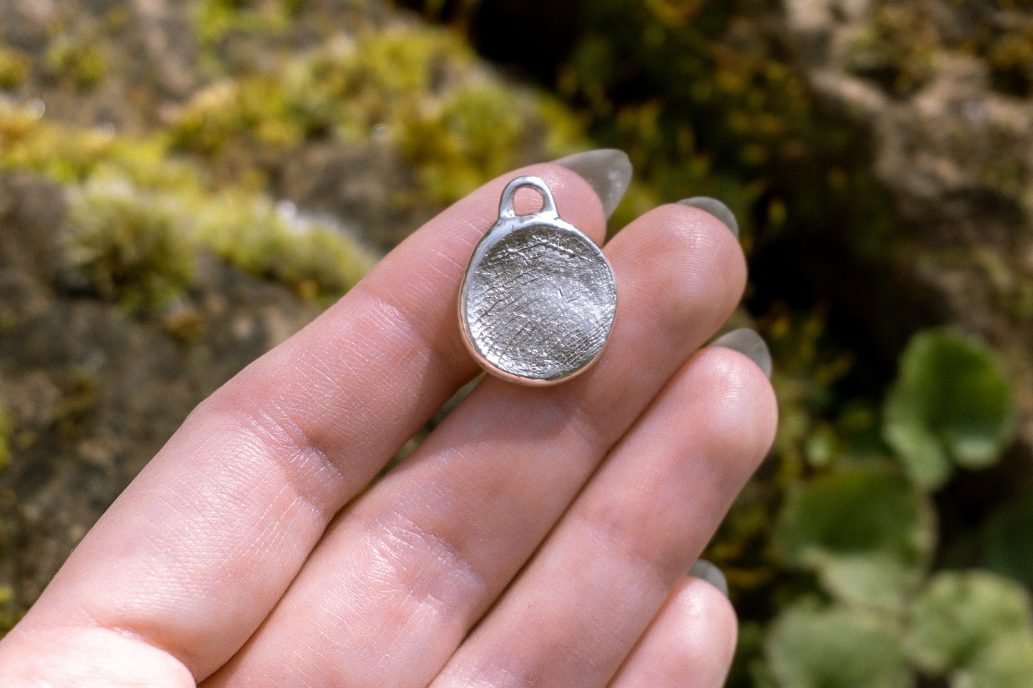 Personalized Fingerprint charm (Made to order)