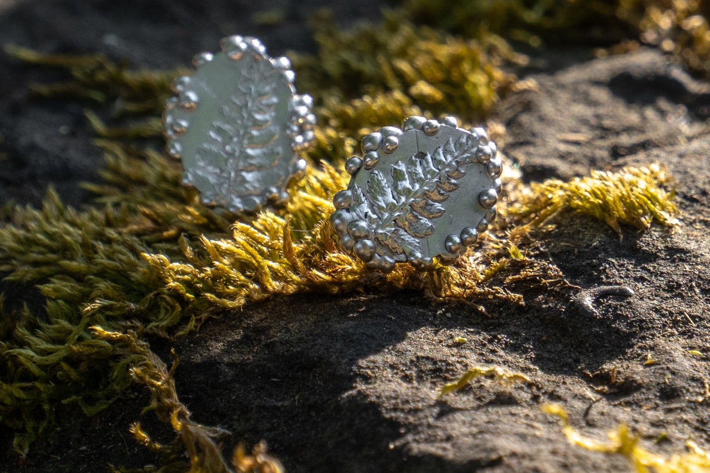 935 Silver Fern Earring studs