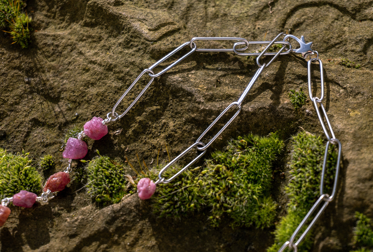 Raw Ruby Fine Choker