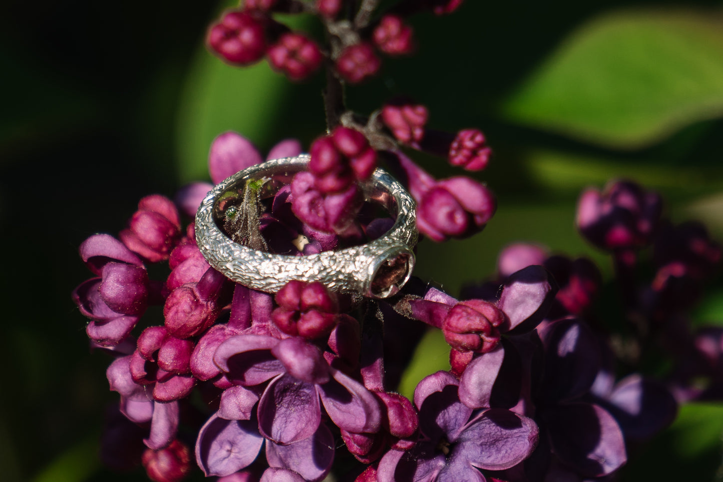 Everyday Ring with pink tourmaline