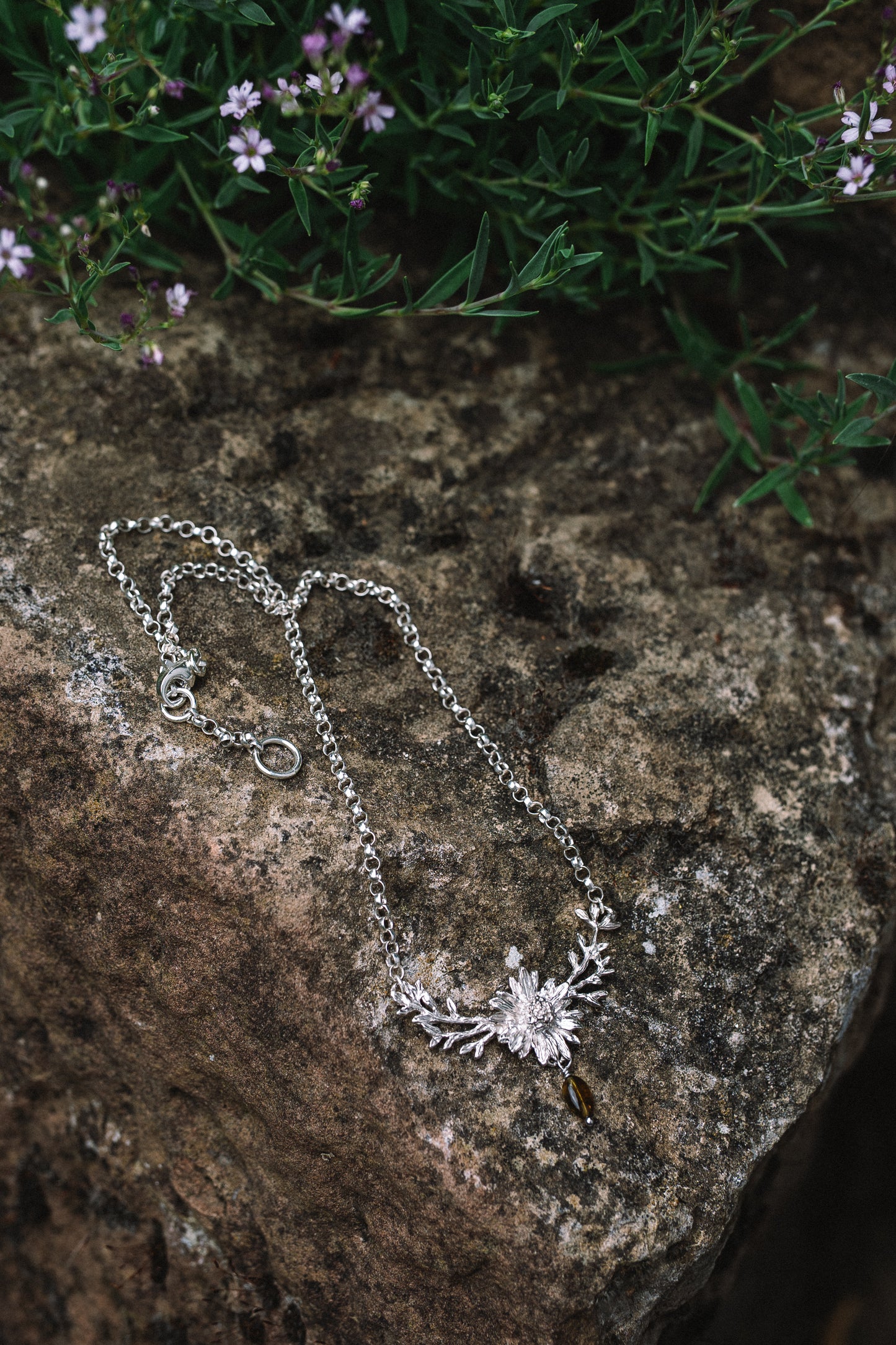 Daisy Choker with tourmaline