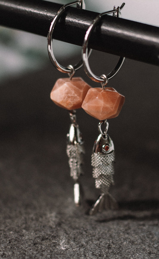 Silver Fish Earrings