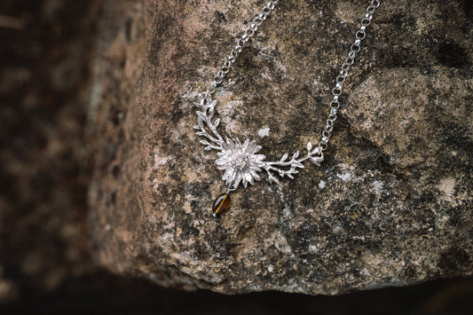 Daisy Choker with tourmaline