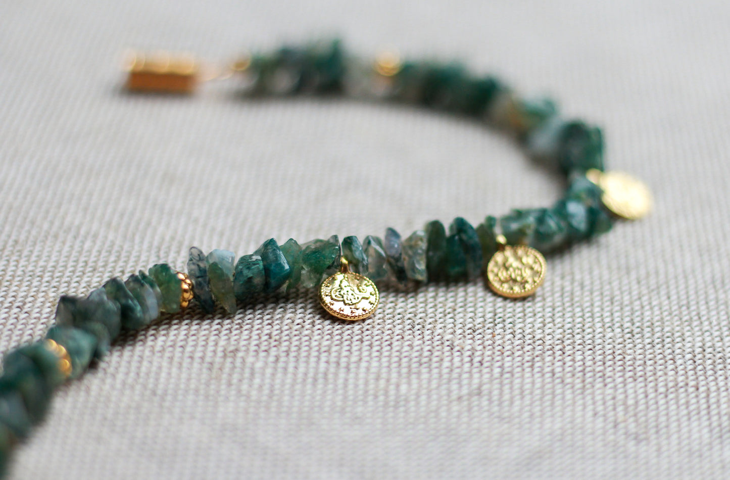 Moss Agate Bracelet