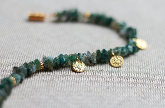 Moss Agate Bracelet